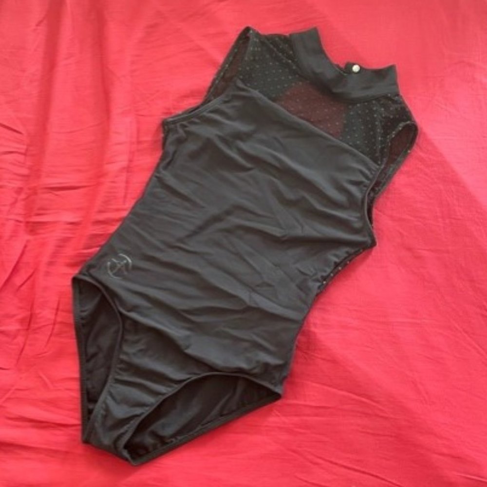 Black Polka Dot WearMoi Leotard